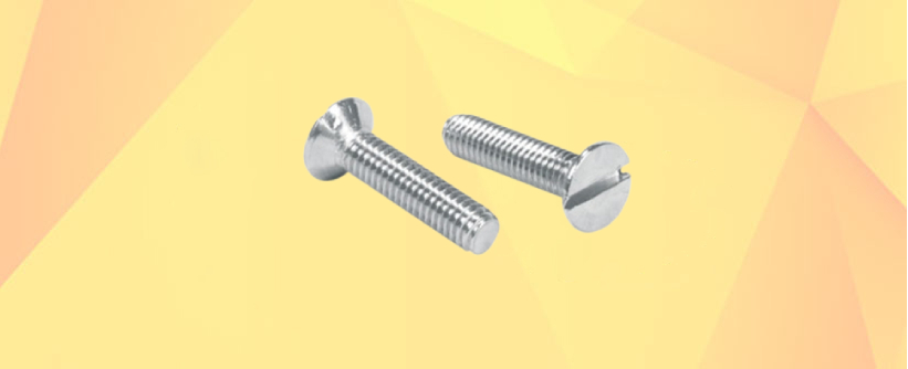 SS CSK Slotted Machine Screw Manufacturers